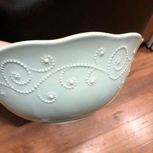 Lenox Large Bowl French Perle Blue.